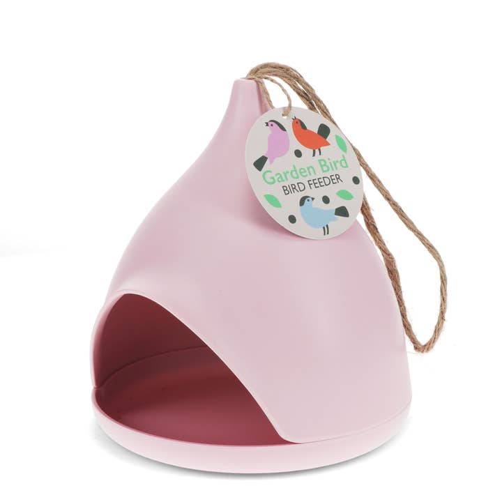 Bamboo Fibre Bird Feeder - Pink for wholesale by Rex B2B - UK