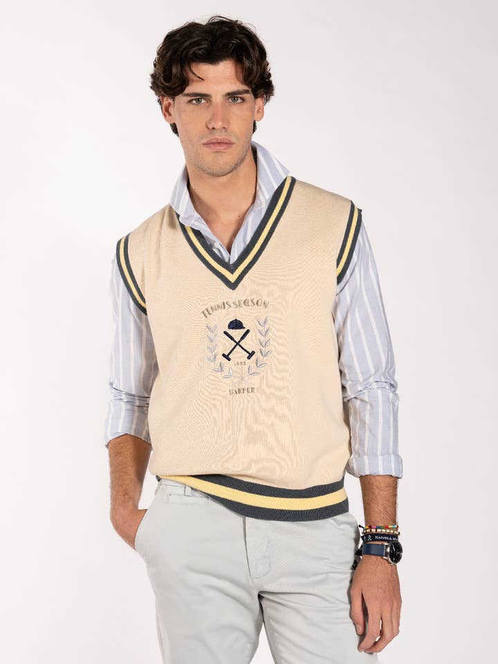 Preppy vest voor wholesale door Harper & Neyer