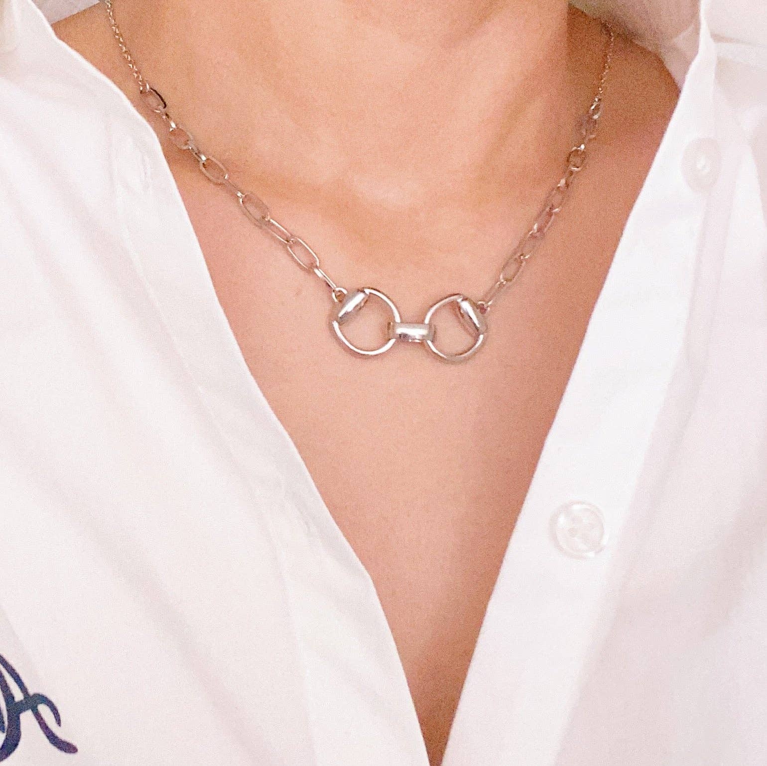 Ellison+Young - Vente Colliers à pendentif - Collier chaîne pendentif équestre4