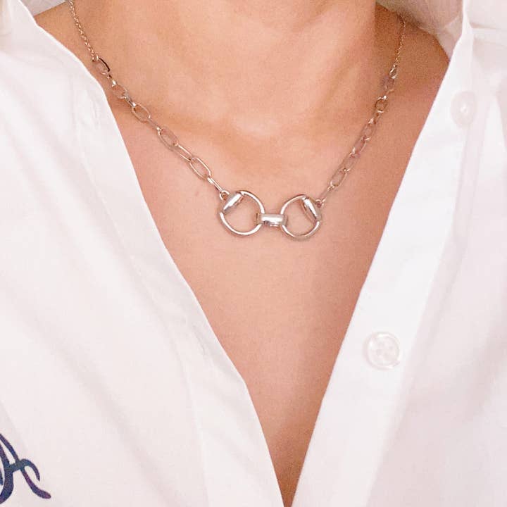 Ellison+Young - Vente Colliers à pendentif - Collier chaîne pendentif équestre4