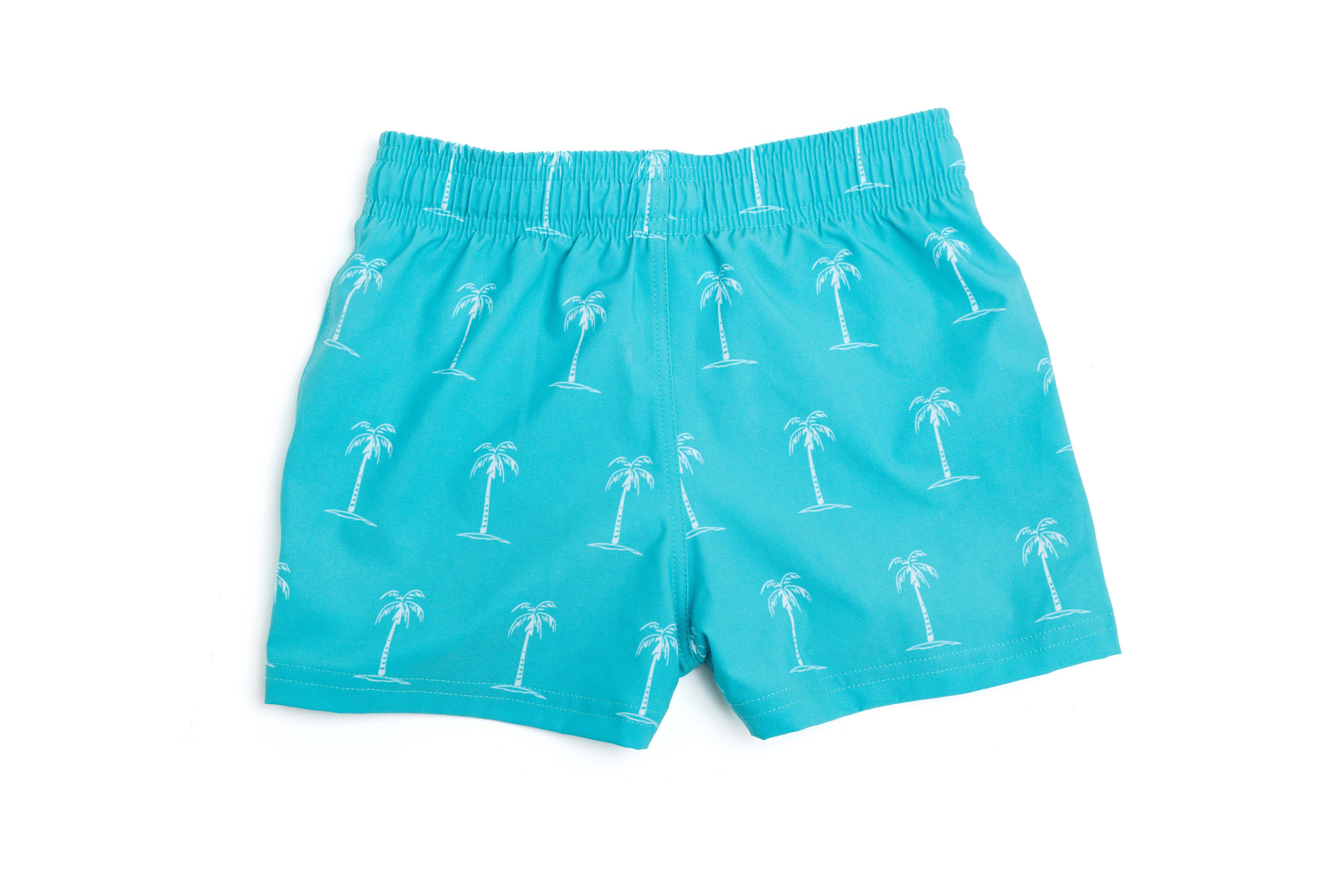 Captain and Cub - Wholesale Swim Shorts - Kids - Baby & Toddler Boy Palms Swim Trunks2