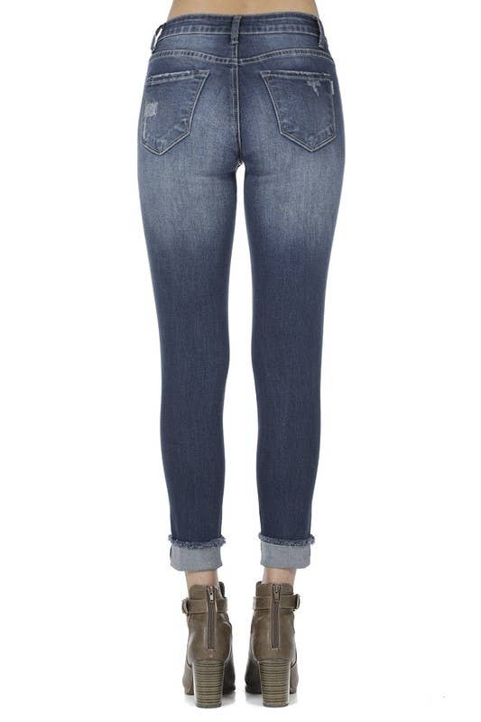 Nature Denim - Wholesale Jeans - Women's - High Rise Skinny Women's Denim Jeans NT2071D2