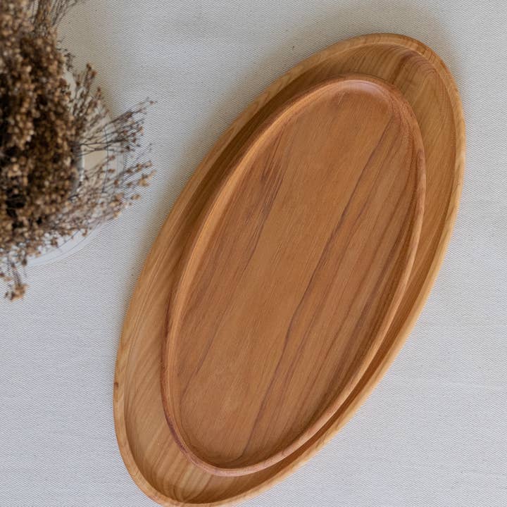 TIMBERMADE - Wholesale Platter - OVAL WOOD SERVING PLATTER