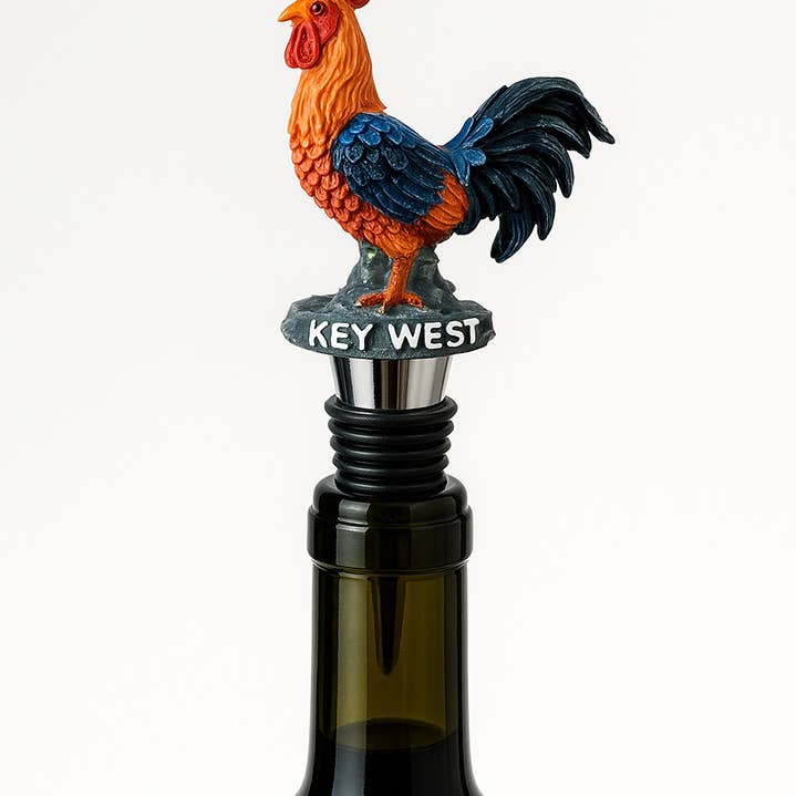 Tappo per vino in vetro KW Rooster per la vendita all'ingrosso da parte di Sea Creations