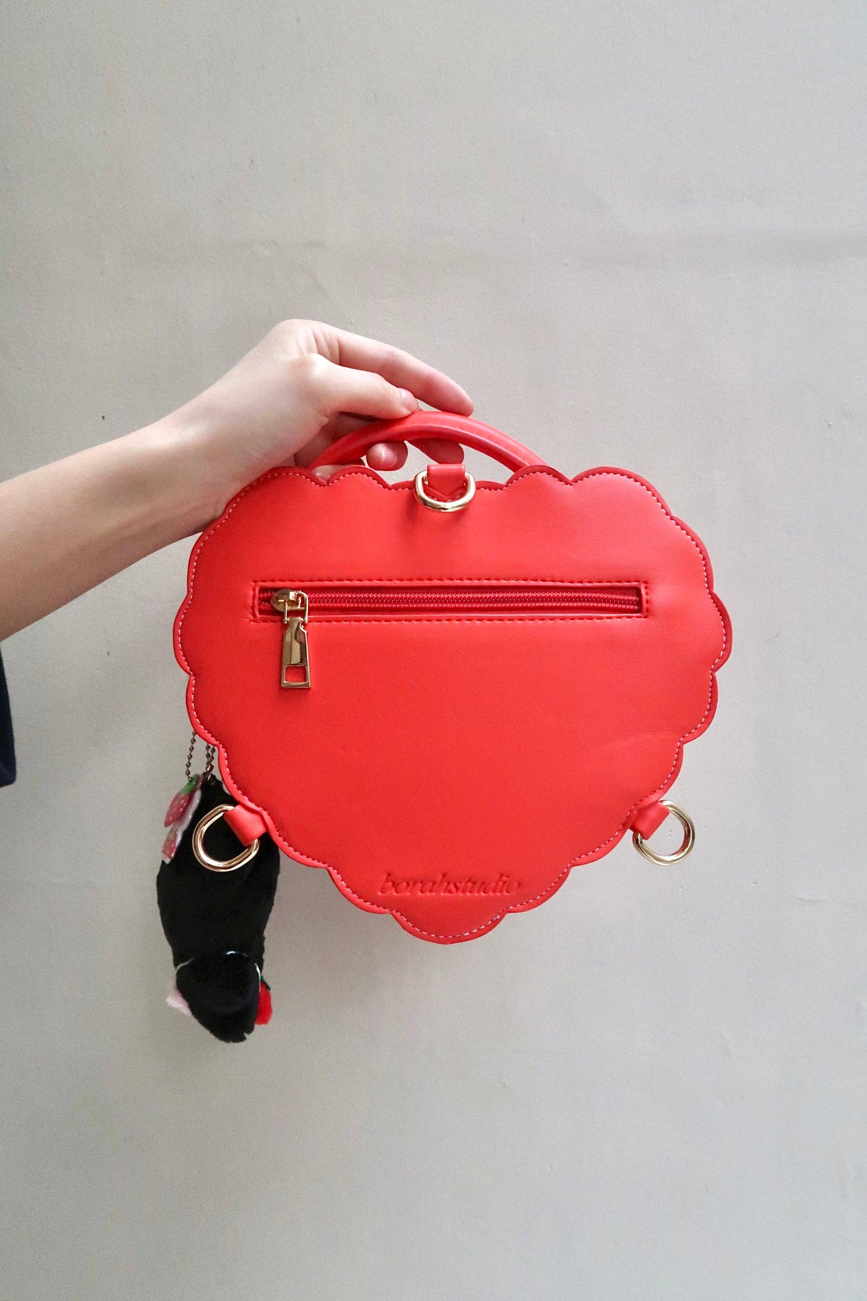 Borah Studio - Wholesale Crossbody Bag - Women's - Mini Strawberry Heart Ita Bag7