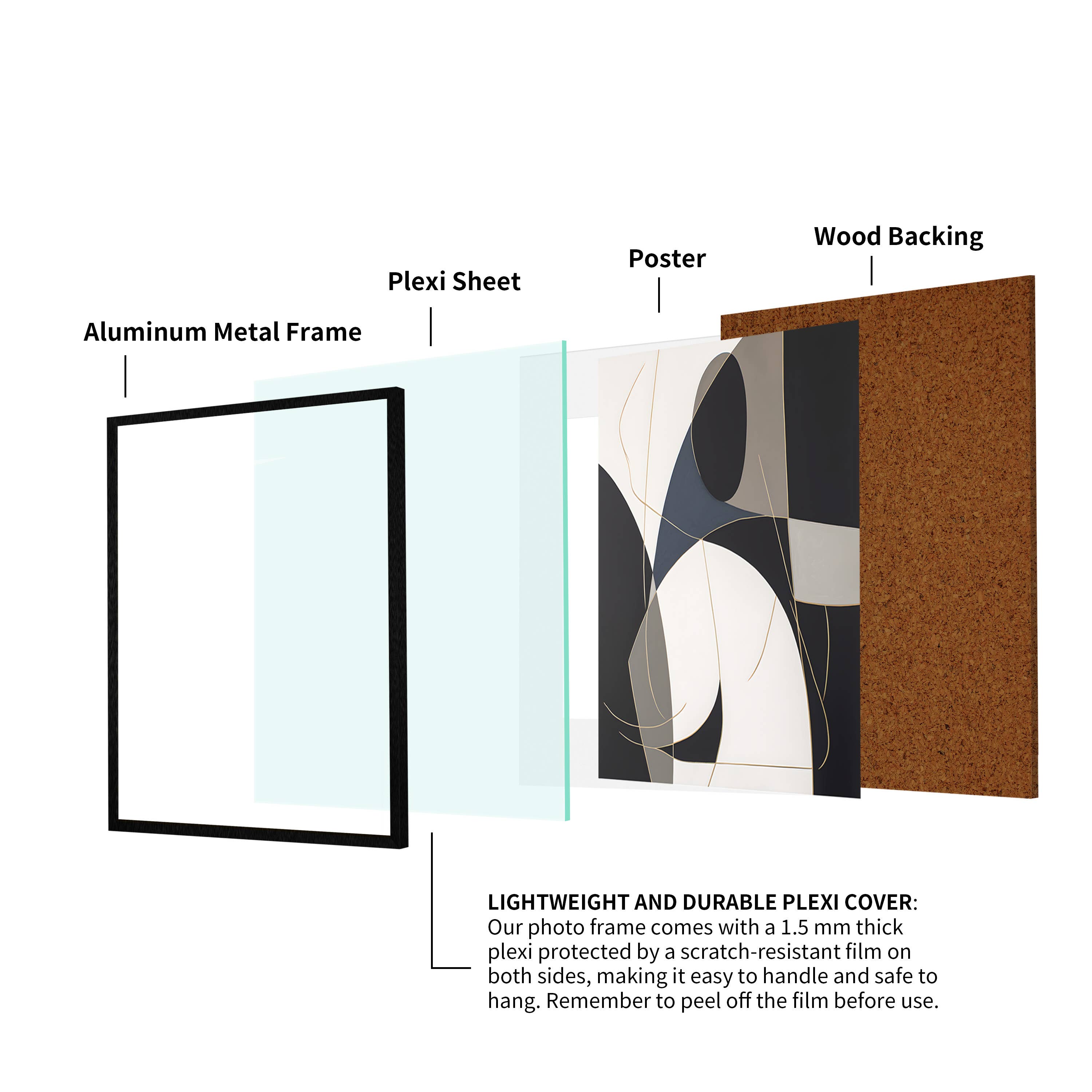 LivingTaste Home Inc - Vendita all'ingrosso Cornice portafoto - Cornice portafoto in alluminio 24x363