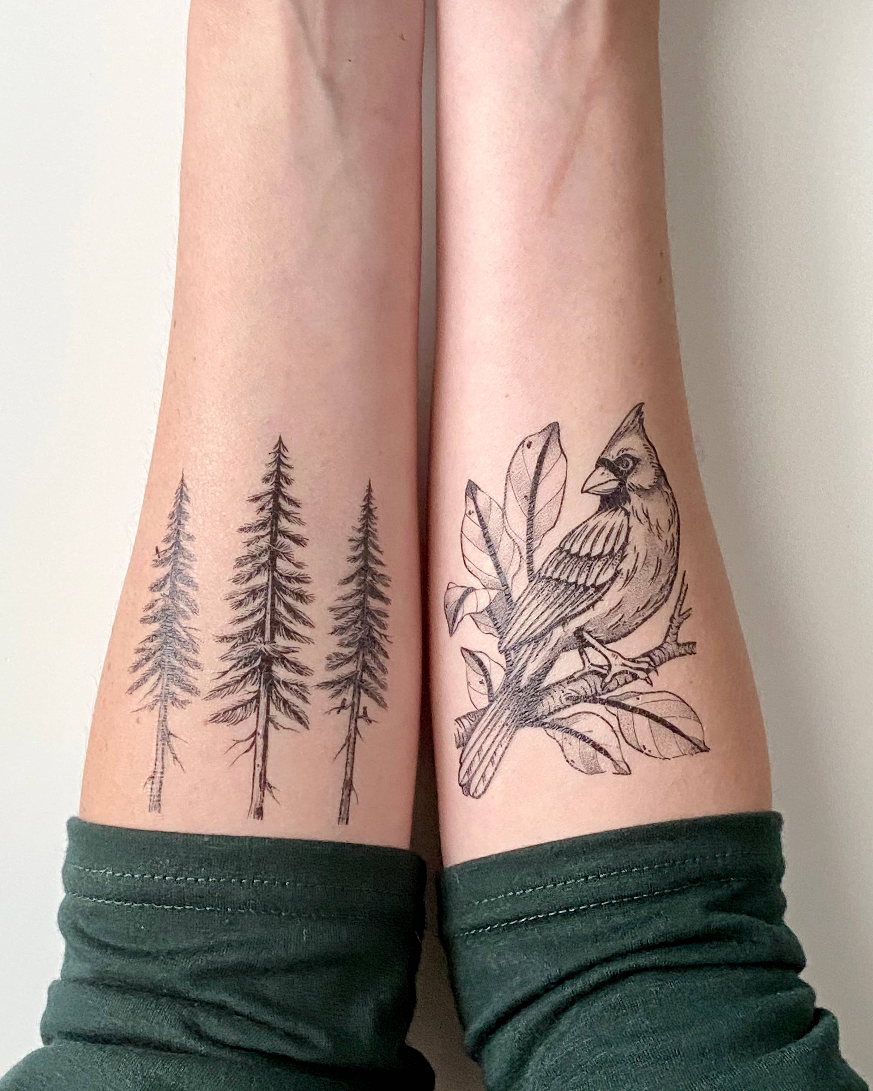 NatureTats - Vente Tatouages temporaires - Tatouage temporaire sur les pins2