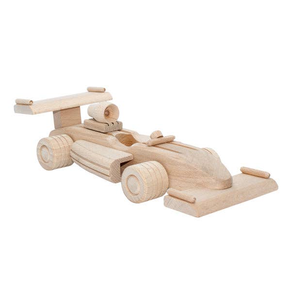 Happy Go Ducky - Wholesale Wood toy – Child - Wooden Formula 1 Car - Ayrton3