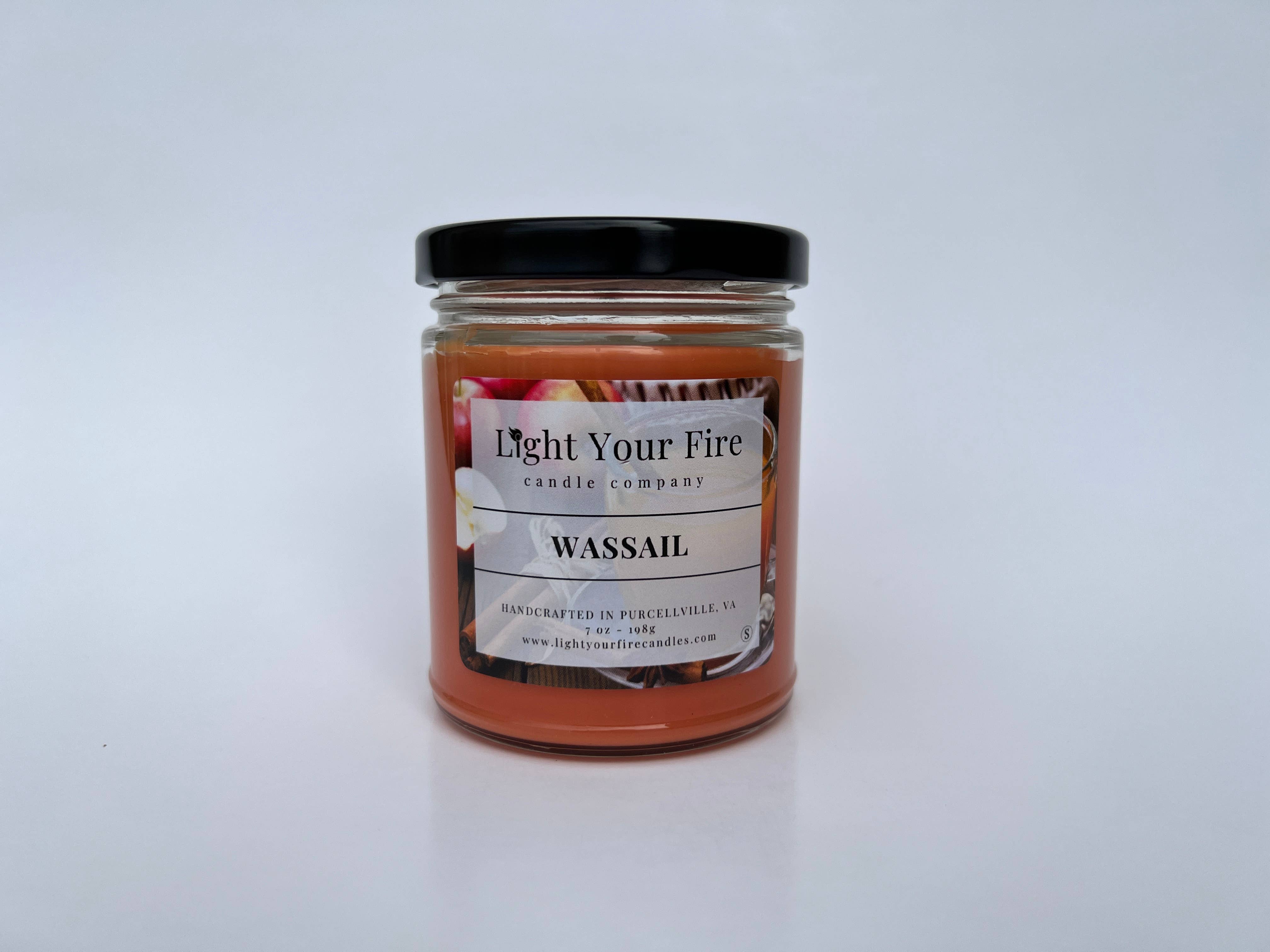 Light Your Fire Candle Co - Wholesale Jar/Filled Candle - Wassail Candle
