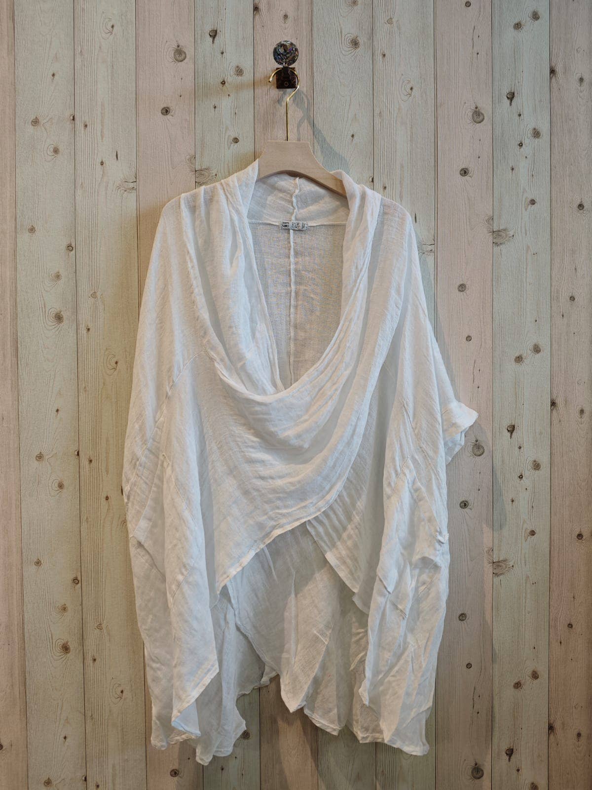 Linen & More - Venta al por mayor Blusa - Mujer - REF 83591 BLUSON OVERSIZE LINO 100%2