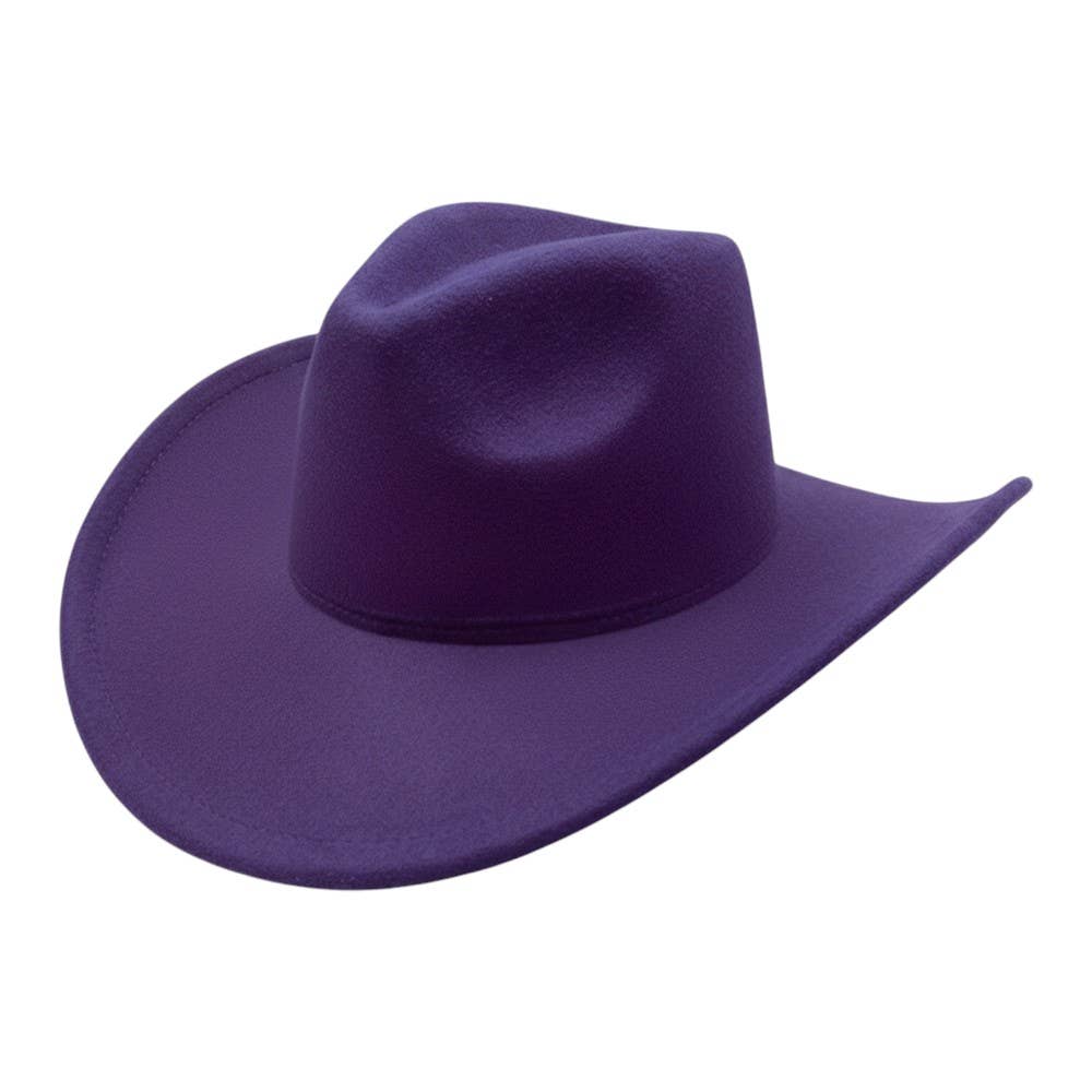 Sensibling Corp. - Wholesale Cowboy Hat - Women's - Faux Suede Western Cowboy Fedora Hat3
