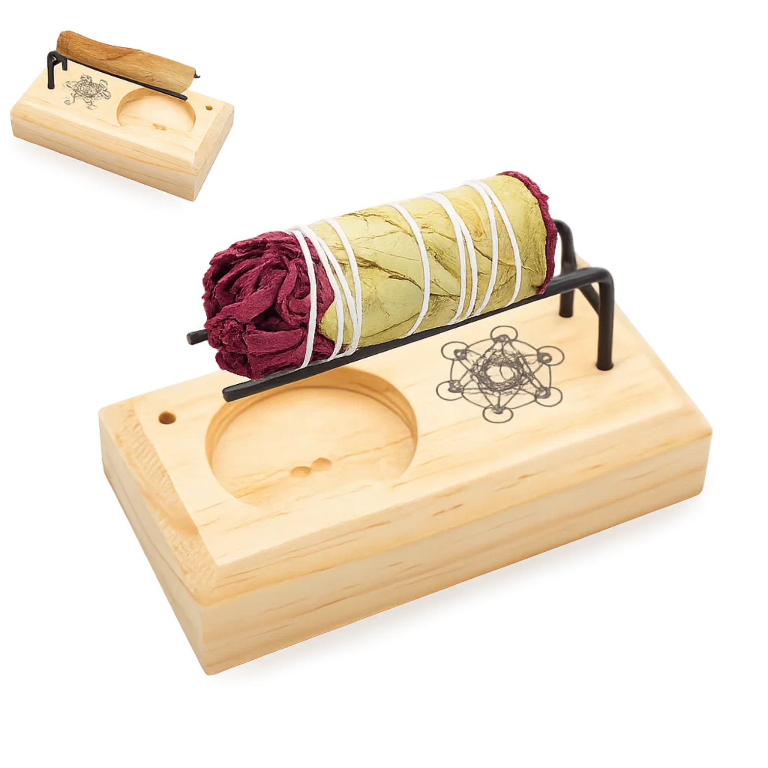 Green Tree - Wholesale Incense Holder - Palo Santo & White Sage Burner Metatron0