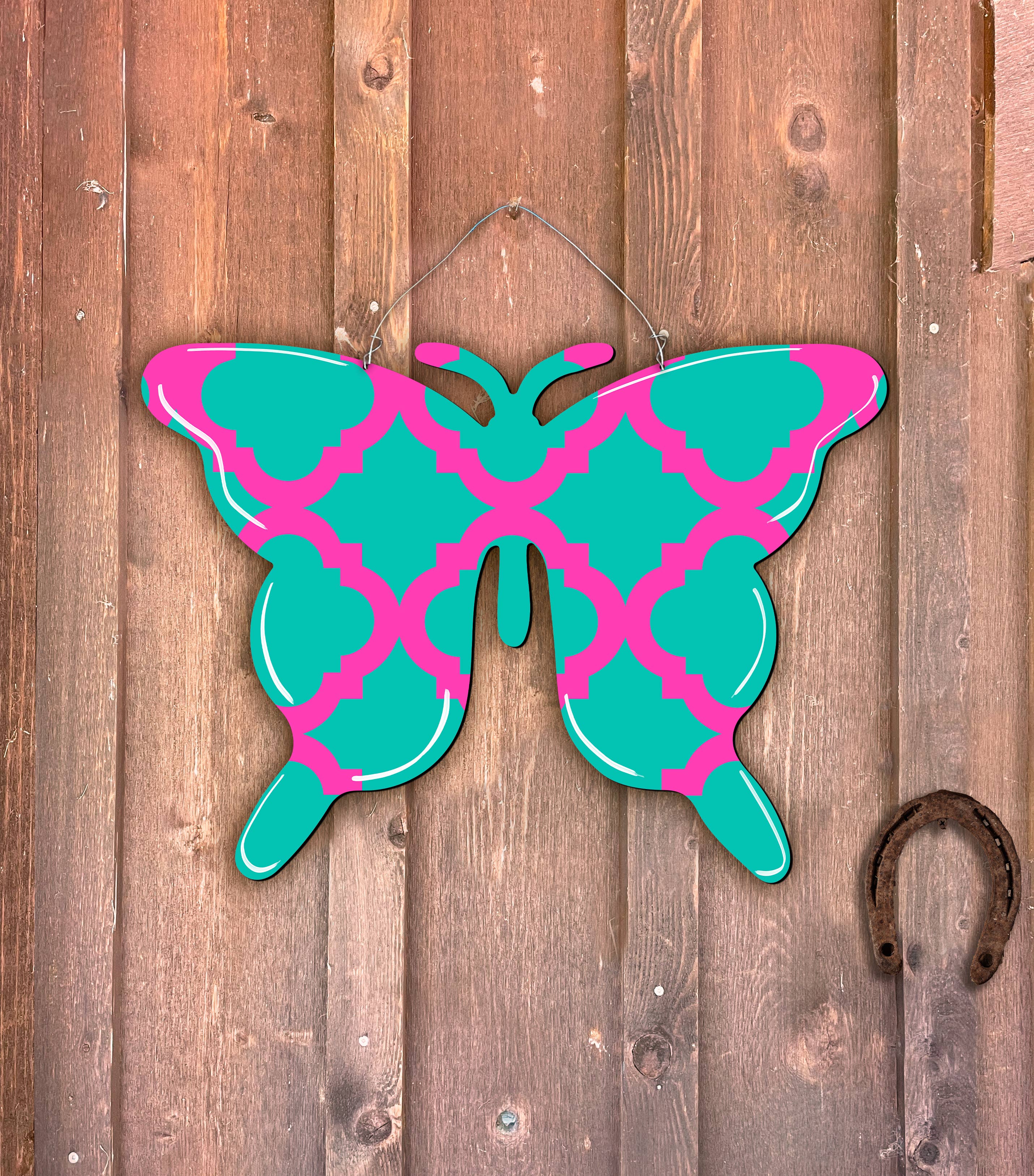 Steel Southern Designs - Wholesale Door Hanger - Outdoor Metal Art Butterfly4