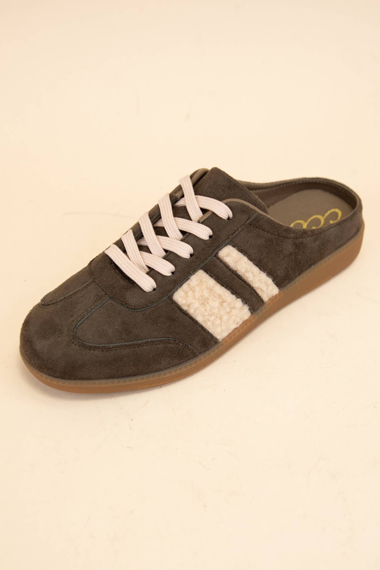 CCOCCI - Wholesale Lifestyle Sneakers - Women's - SANDRA FUR STRIPE DESIGN BACKLESS MULE COURT SNEAKERS25