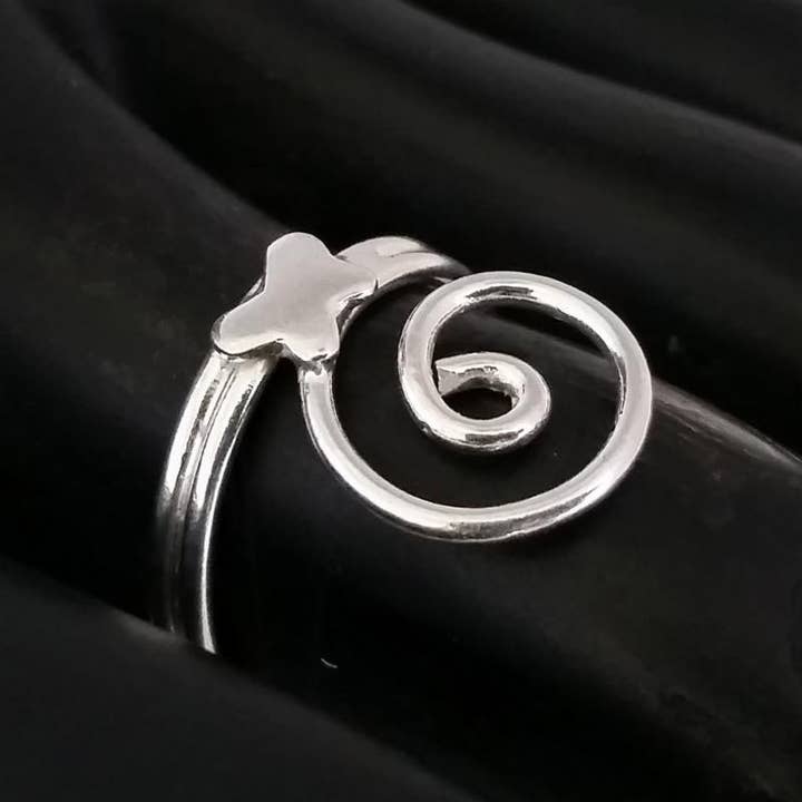 Costello International – Engroshandel Tå-ring – Art Deco sølv justerbare strandtåringe12