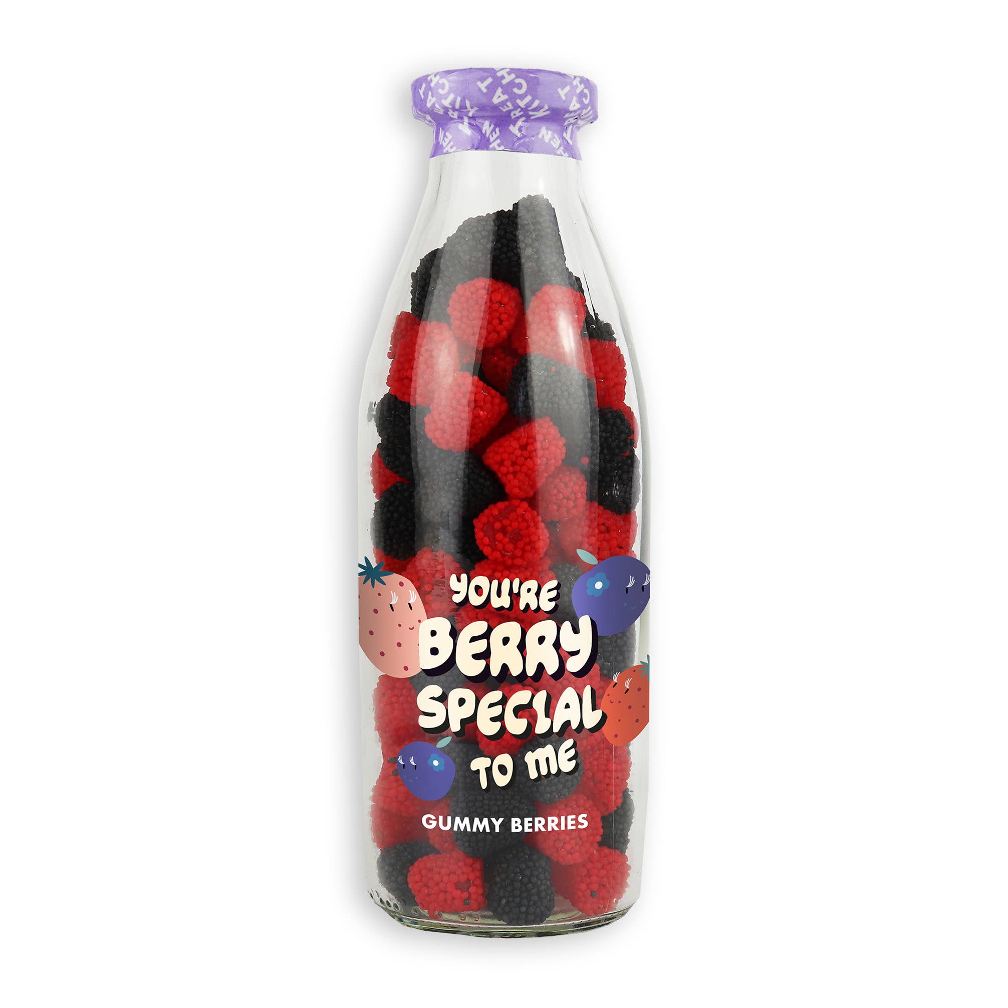 Treat Kitchen - Wholesale Gummy - "You're Berry Special" Gummy Berries Message Sweet Bottle1