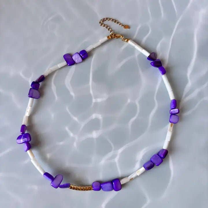 OE! - Wholesale Beaded/Pearl Necklace - Seashell Harmony - collana0