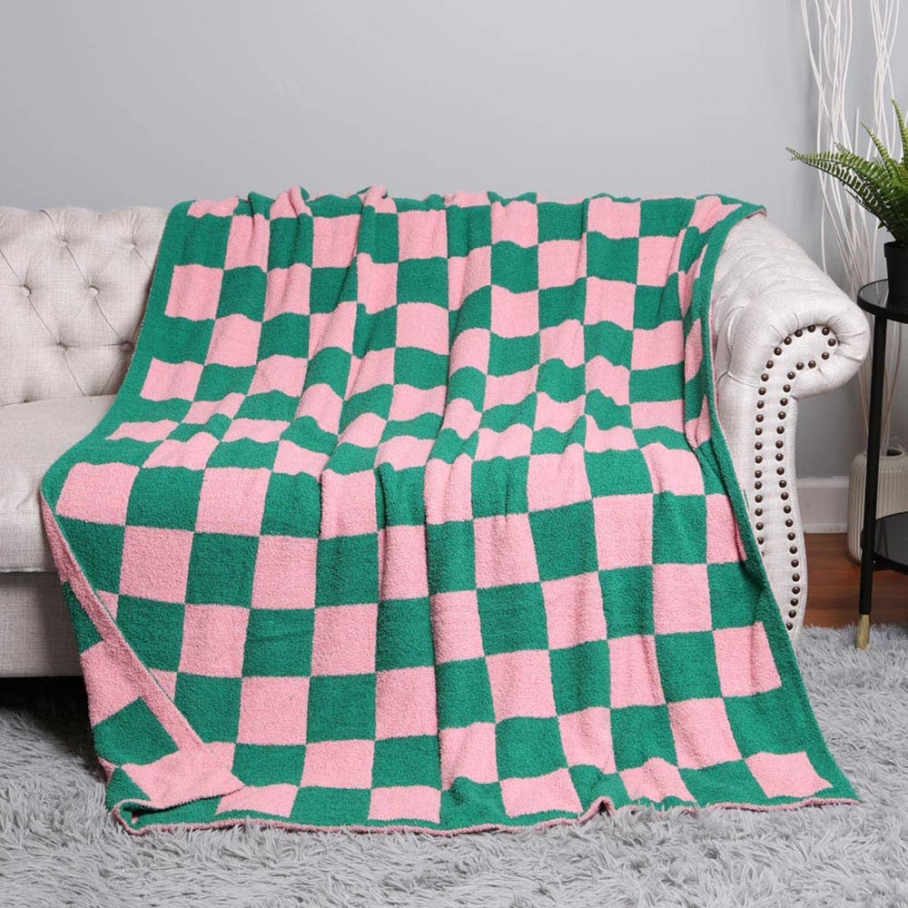 Sensibling Corp. – wholesale Throw blanket – Reversible Checkerboard Patterned Throw Blanket
33