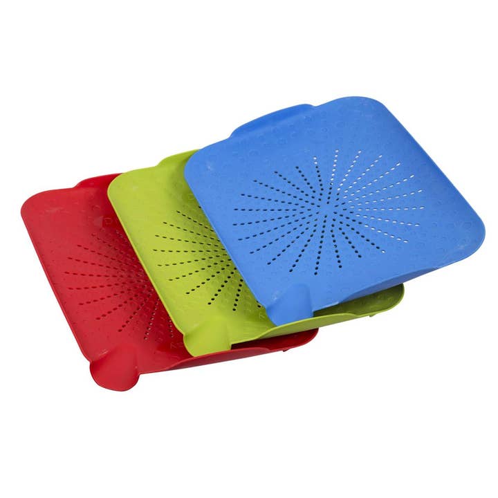 Luciano Gourmet - Wholesale Sink Strainer/Stopper - Luciano Gourmet Flat Sink Strainer, 3 col.,13.25" x 10.5"