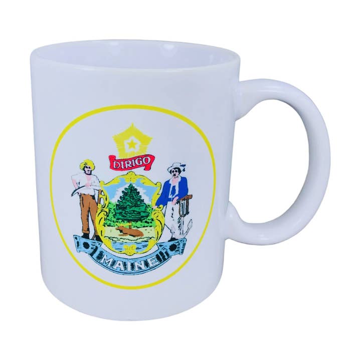 Mug - Sceau de l'État du Maine - États-Unis pour la vente par Worldwide Souvenirs