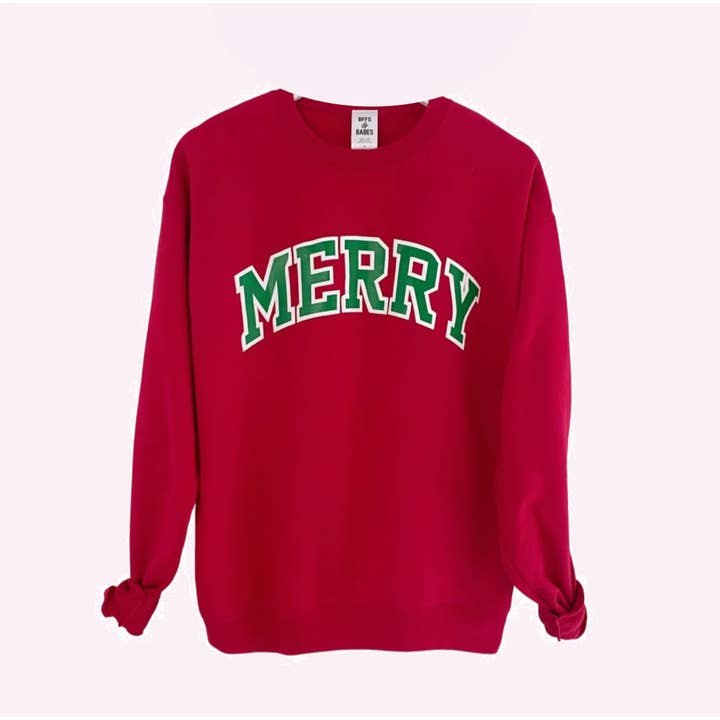 MERRY ♡ vuxen festlig tröja för wholesale av BFFS & BABES