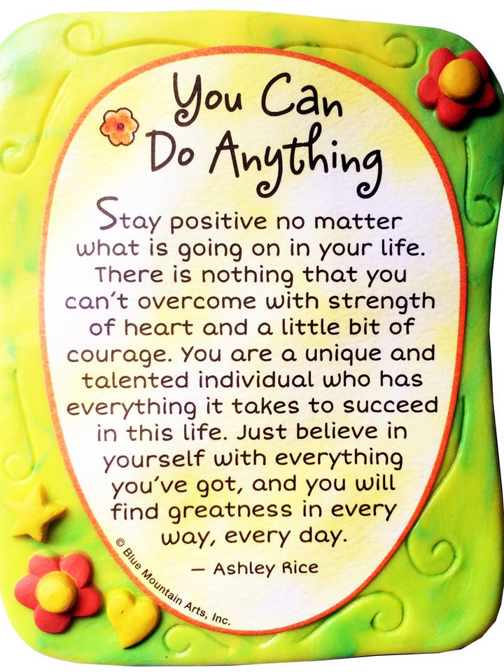 Ímã- PODE FAZER QUALQUER COISA PERMANECER POSITIVO por atacado de Blue Mountain Arts