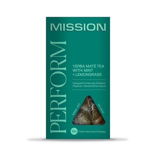 Perform Yerba Mate Tea with Spearmint for wholesale by MISSION