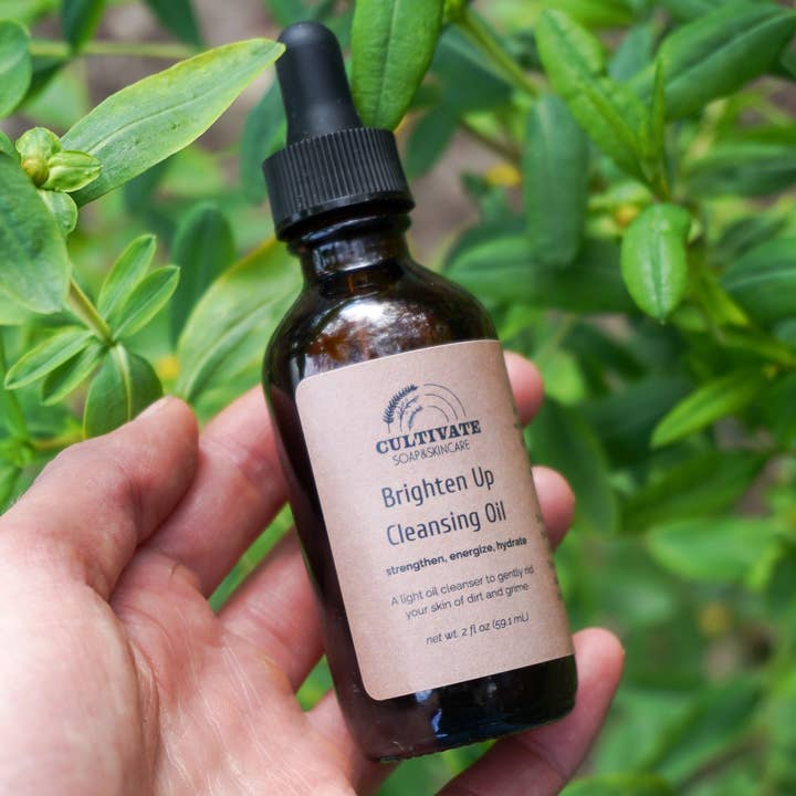 Brighten Up Cleansing Oil | Natural Maker Remover for wholesale by Cultivate Soap and Skincare