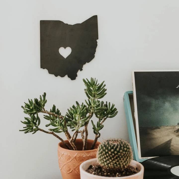 Ohio Heart Sign for engroshandel hos Keystone Steel Co.