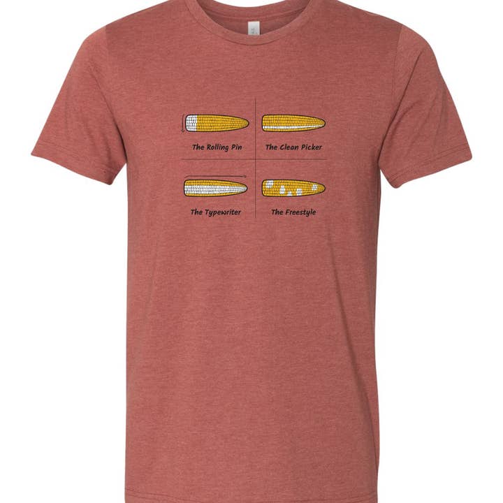 T-shirt van Corn Styles Iowa voor wholesale door Iowa Awesome