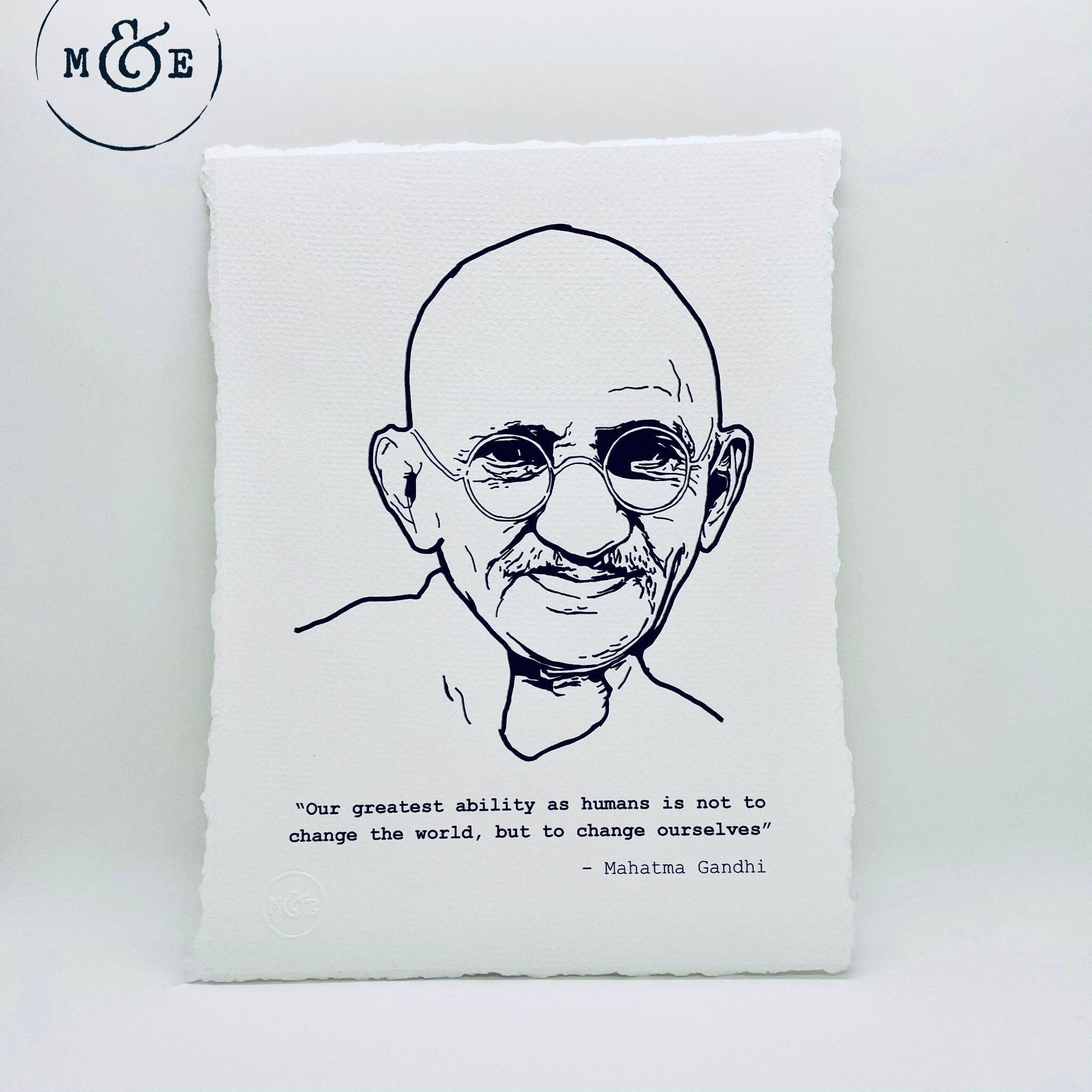 Mar&Ella – Engroshandel Kunsttryk – Mahatma Gandhi3