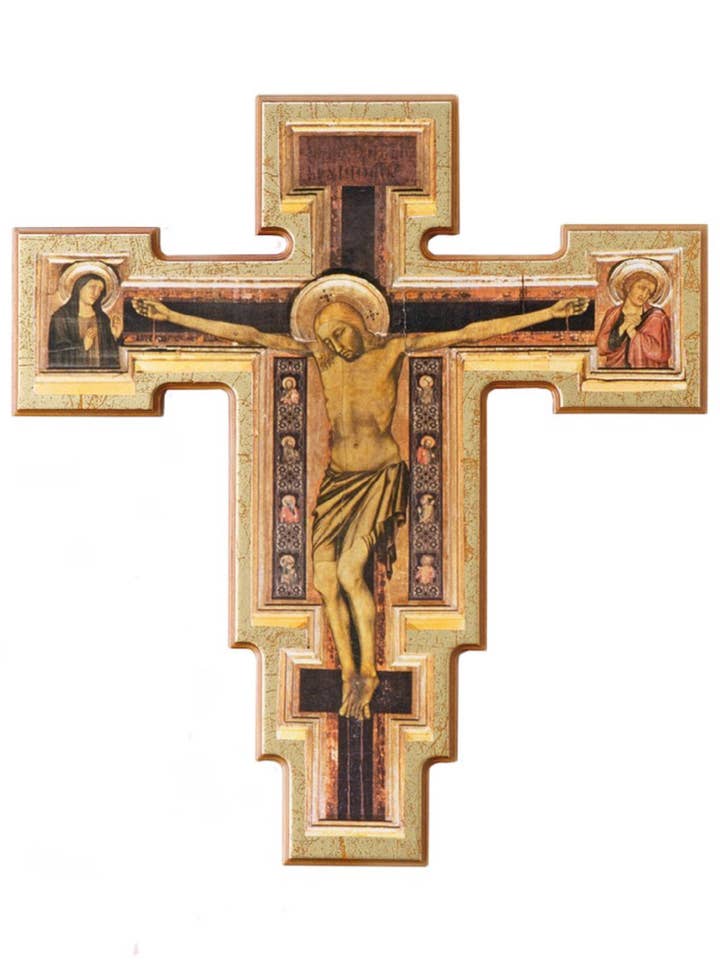 Croce di Giotto print on wood for wholesale by Costa Articoli Religiosi