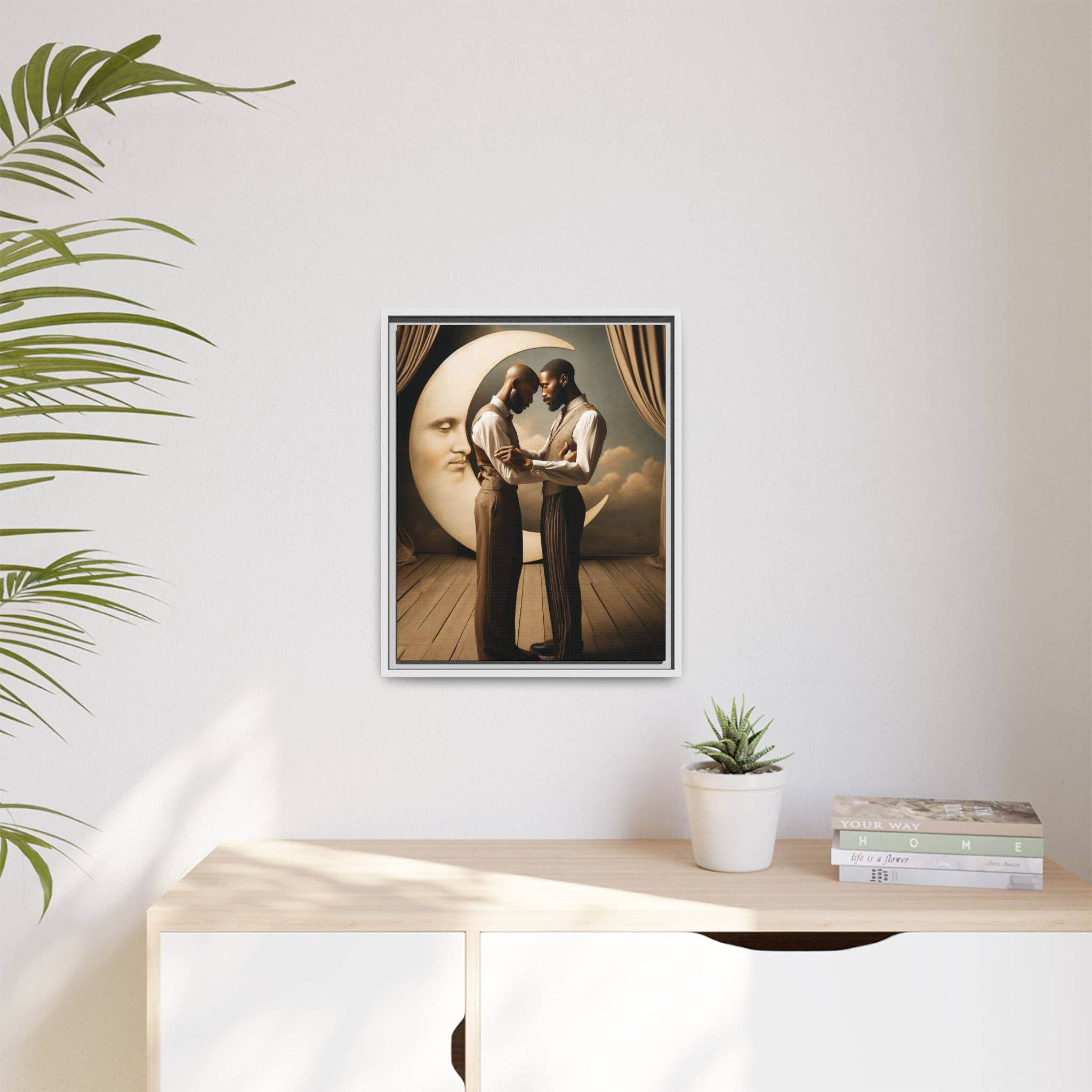 Walt & Pete - Wholesale Art Print - Missing Art Studies - Man In The Moon 00219