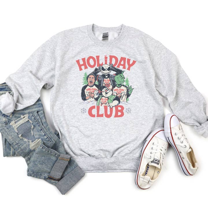 Holiday Club Ash Sweatshirt voor wholesale door K. I. Designs