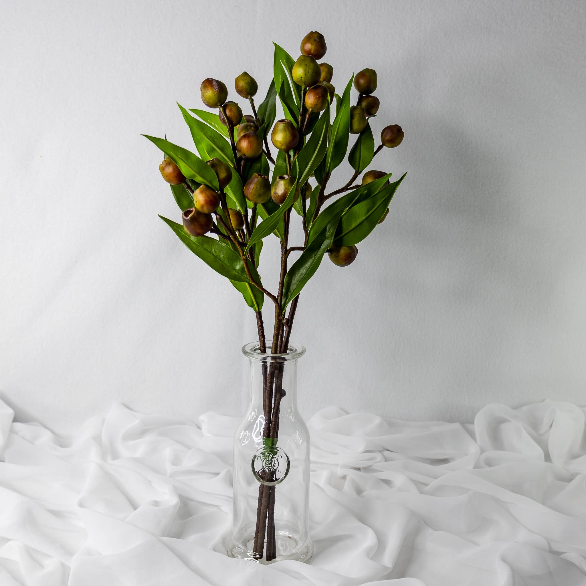 Realistic Artificial Flowers – wholesale Artificial flowers – Green Gum Nut Spray  - Realistic Artificial Flowers 2