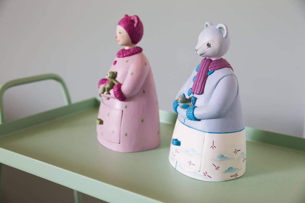 L'Oiseau Bateau - Wholesale Jewelry Box/Organizer - Kids - Monsieur Ours children's jewelry box2