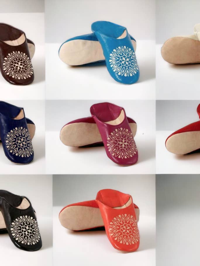 HandmadeBestSeller - Wholesale Slippers – Women's - Womens Moroccan Babouche Slippers Women Handmade Organic