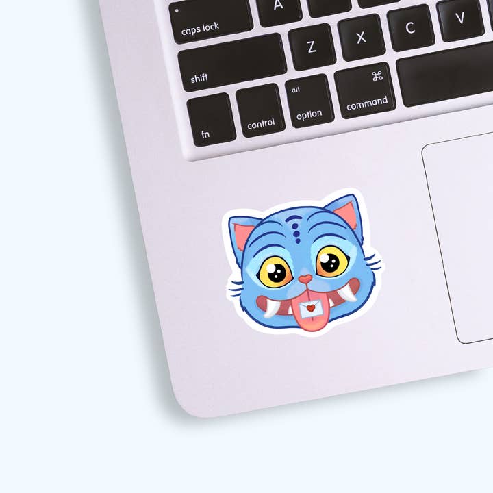 Drawn by Ang - Vendita all'ingrosso Adesivo - Adesivo impermeabile in vinile Kpop Demon Hunter Silly Tiger1