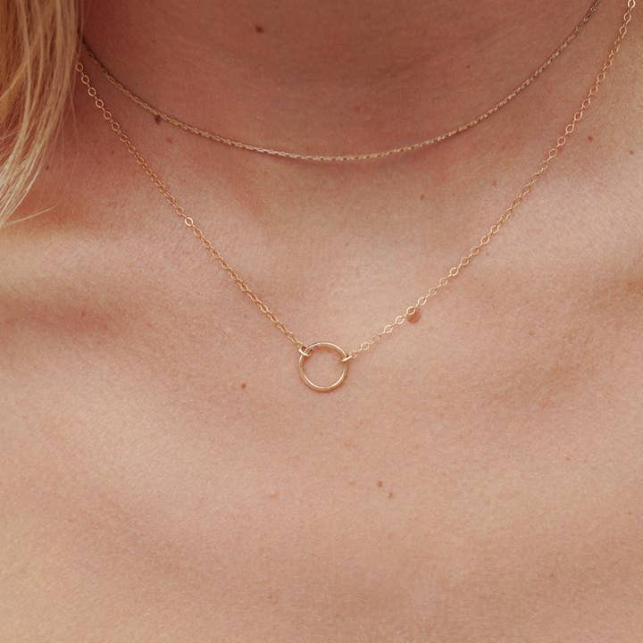 Rippie Mae - Wholesale Pendant/Charm Necklace - Simple Circle Necklace6