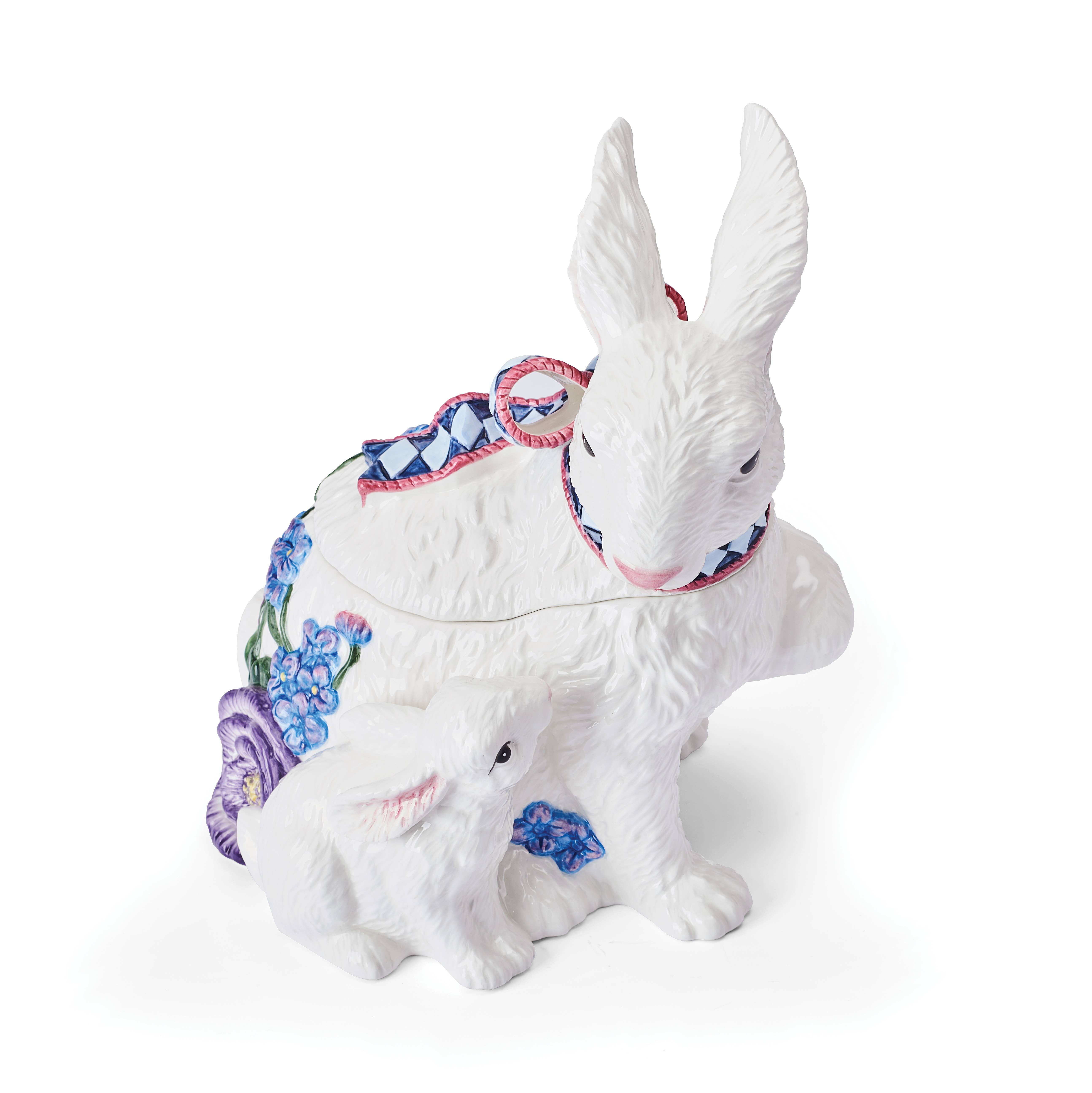 MULTI Fitz & Floyd Jardin Rabbit Cookie Jar Giftbox for wholesale on Faire1