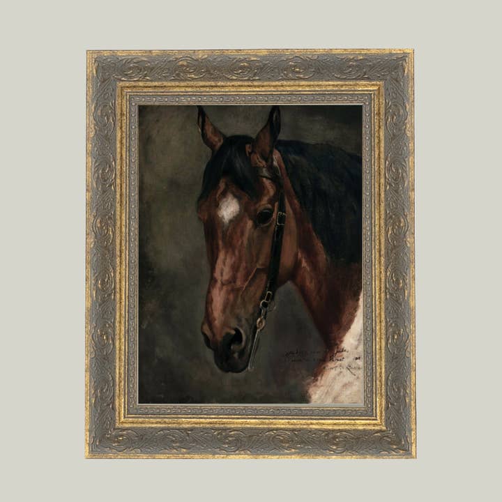 Horse Portrait Framed Antique Art and other Purchase Wholesale framed art prints. Free Returns & Net 60 Terms on Faire trending on Faire.