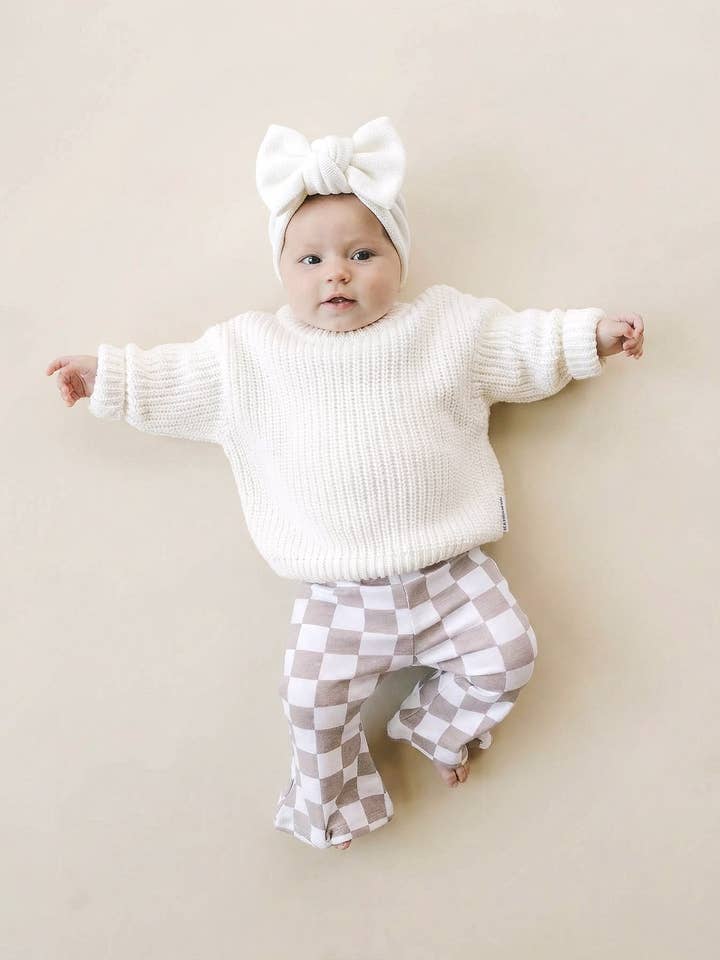 Chunky Knit Sweater | Milk for wholesale by Lucky Panda Kids