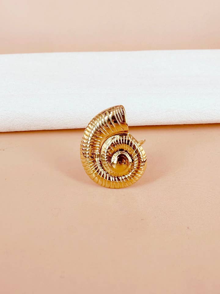 Gouden schelpring voor wholesale door D Bijoux