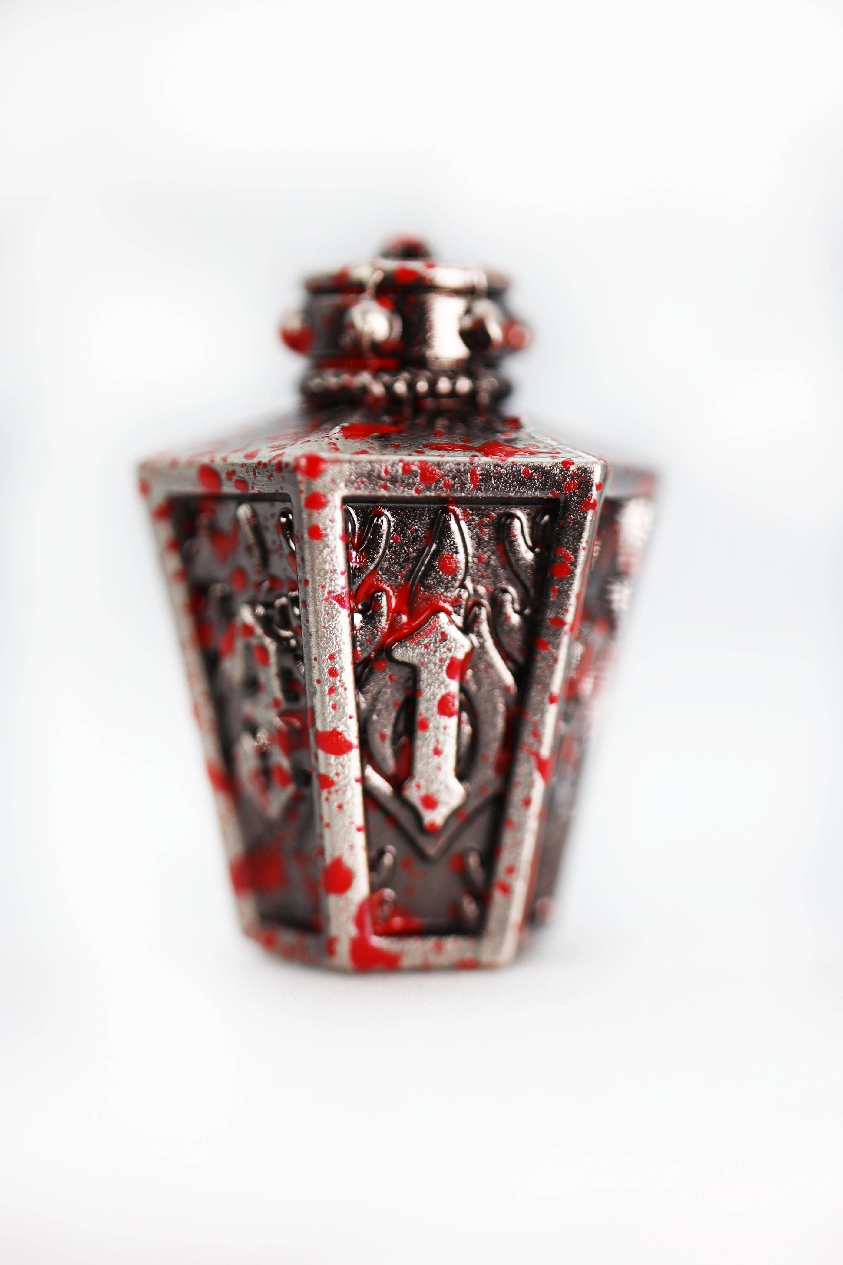 Foam Brain Games - Wholesale Dice - Moonlit Lantern: Blood Splatter - Metal RPG Dice Set1