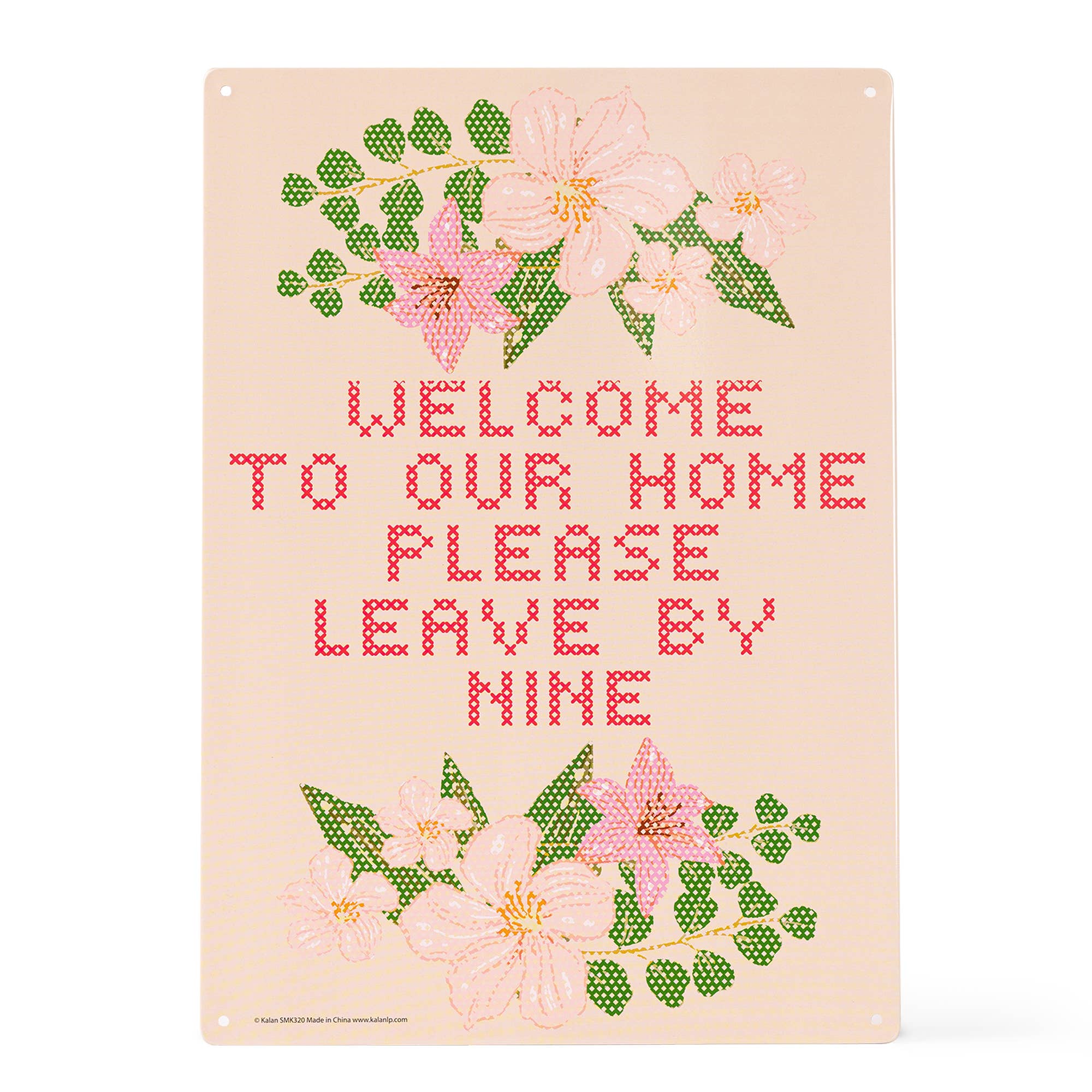 Kalan - Wholesale Sign - Welcome to our Home Metal Sign1