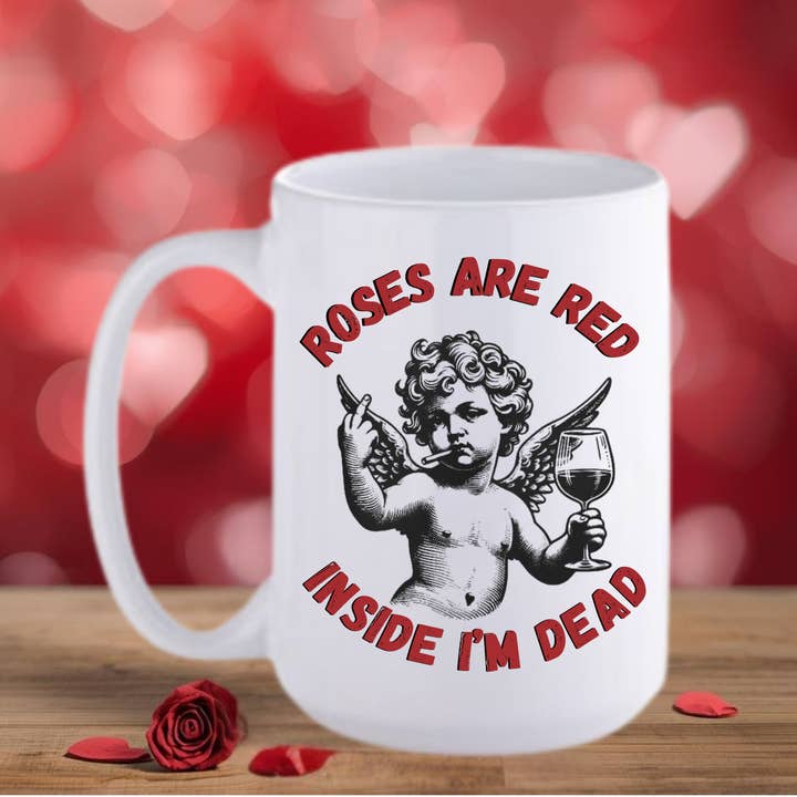 Roser er røde, indeni er jeg død | Kærlighedskrus for engroshandel hos AromaSarapy