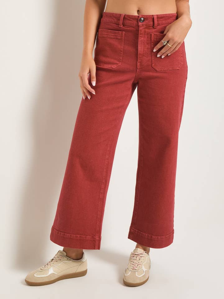 Seventy Eight and Sunny (SEAS) - Wholesale Pants - Women's - Caroline Twill Pant1