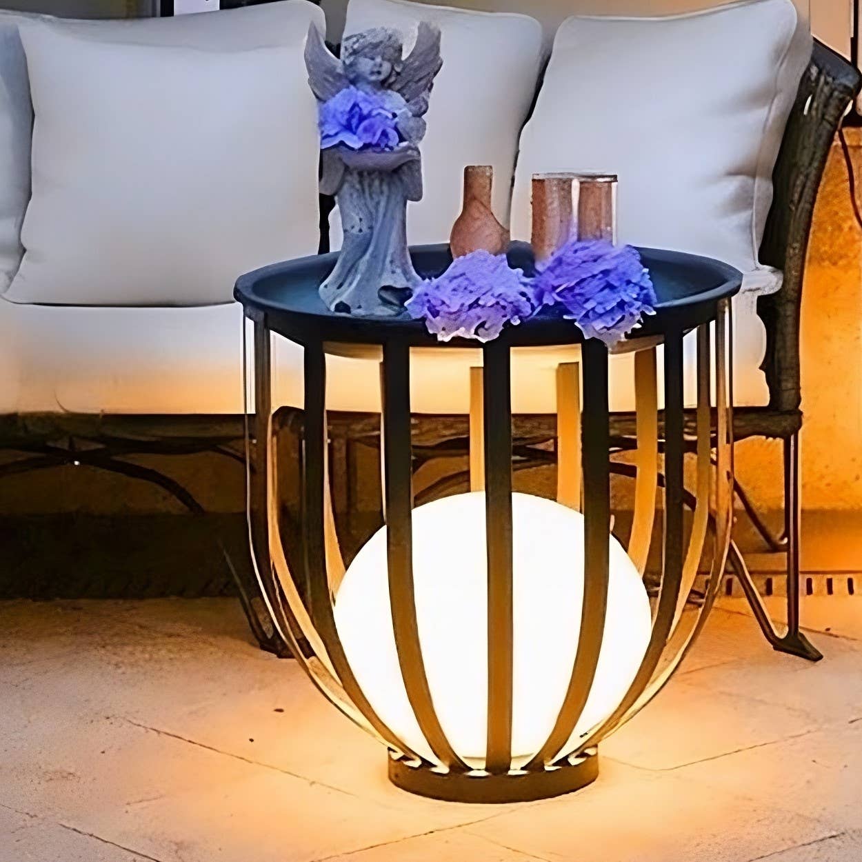 EP Design Lab - Vente Bibelots/décorations d'extérieur - Jardinière de jardin à LED pour jardin extérieur à énergie solaire7