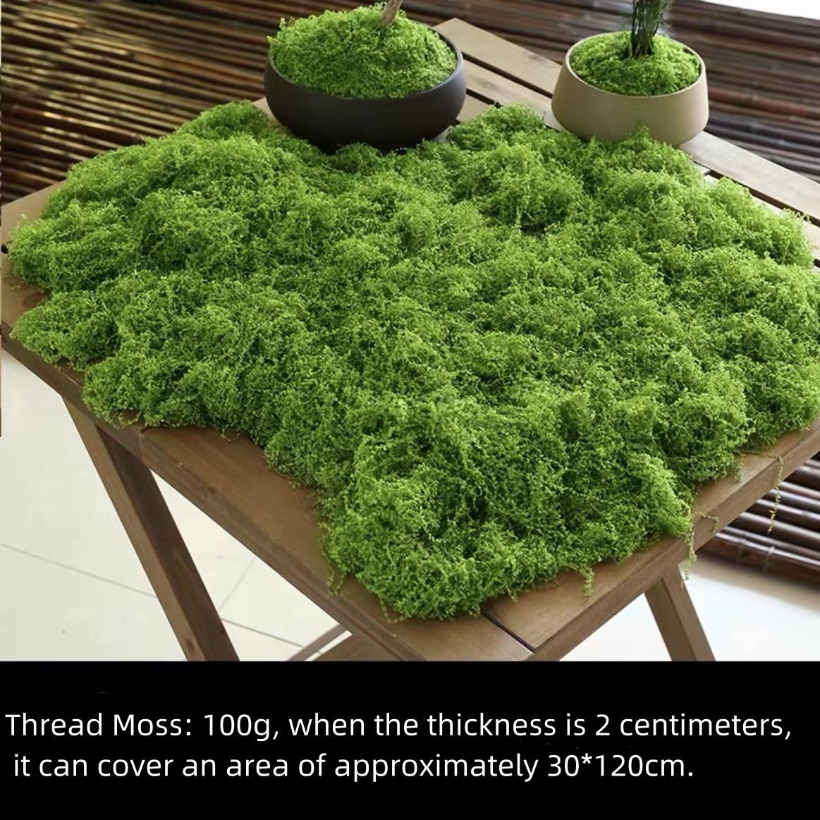 ACNITE(We cover U.S. import duties) - Venta al por mayor Plantas artificiales - Hilo artificial, musgo, decoración rústica, hierba falsa1