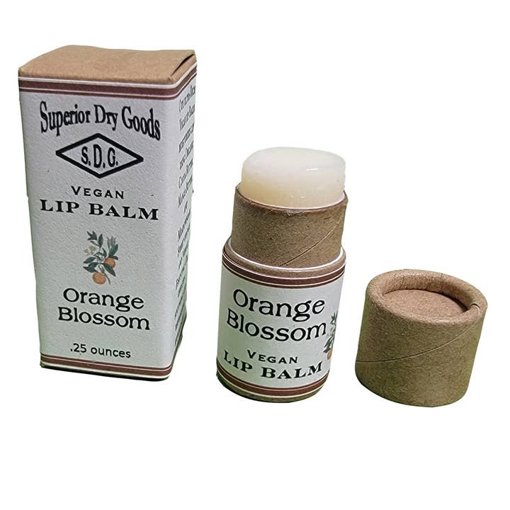 Superior Dry Goods - Wholesale Lip Balm - Orange Blossom Lip Balm | Paperboard Tube | All Natural6